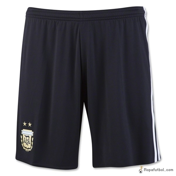 Pantalones Argentina Replica Primera Ropa 2016 Negro